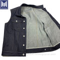 Custom Thick Heavy Vest thick 17oz 100% cotton sleeveless selvedge denim vest Supplier